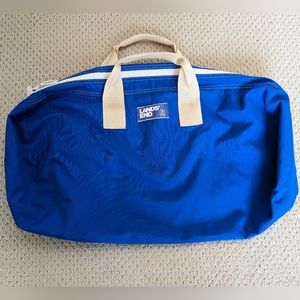 Vintage Lands' End Travel Weekend Duffle Bag